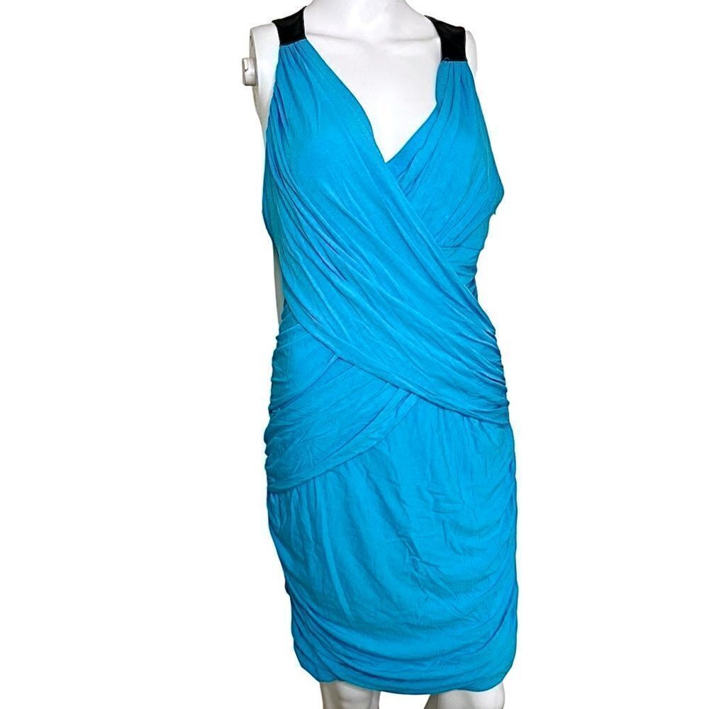 Elegant Blue Sleeveless Dress